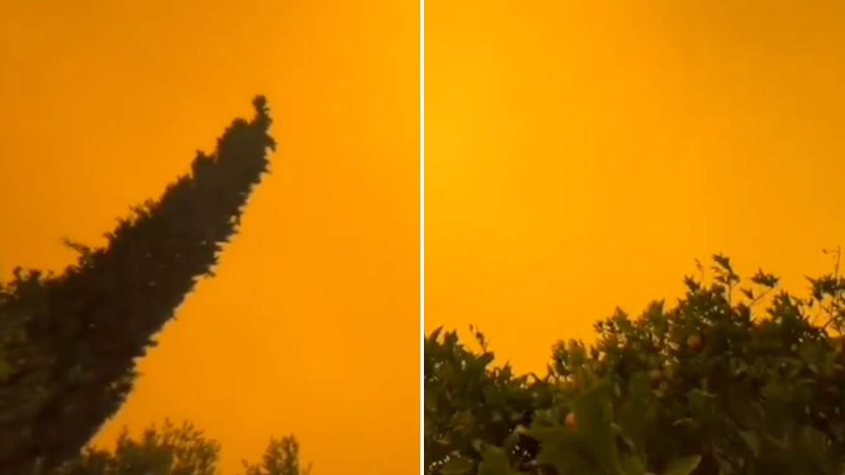  Pijesak iz Sahare stigao na Krit 