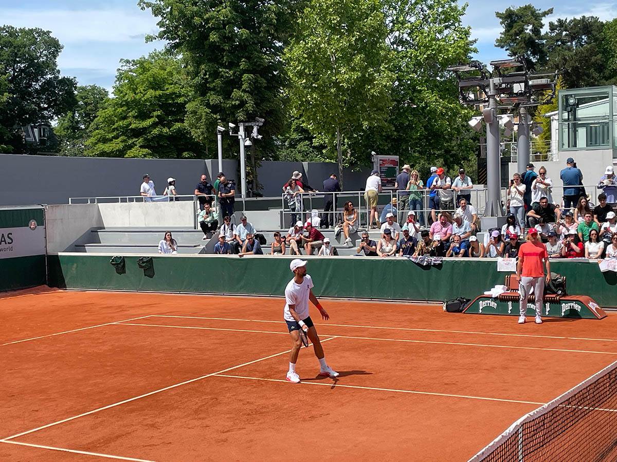  novak djokovic trening pred mec sa korentanom muteom 