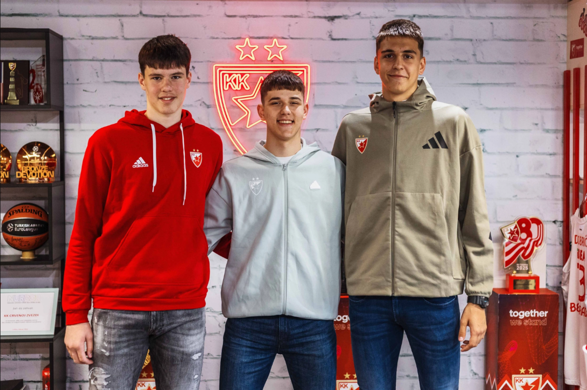  Crvena zvezda potpisala stipendijske ugovore sa trojicom košarkaška 