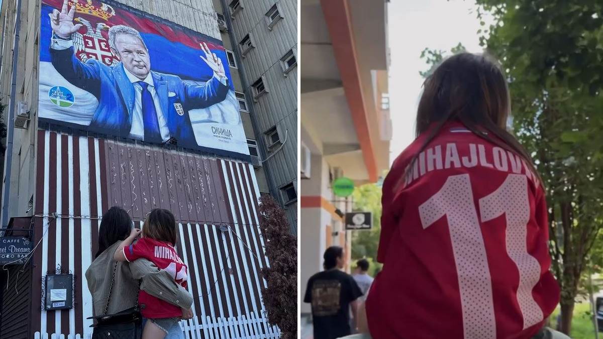  Ćerka Siniše Mihajlovića sa njegovom unukom u Novom Sadu 