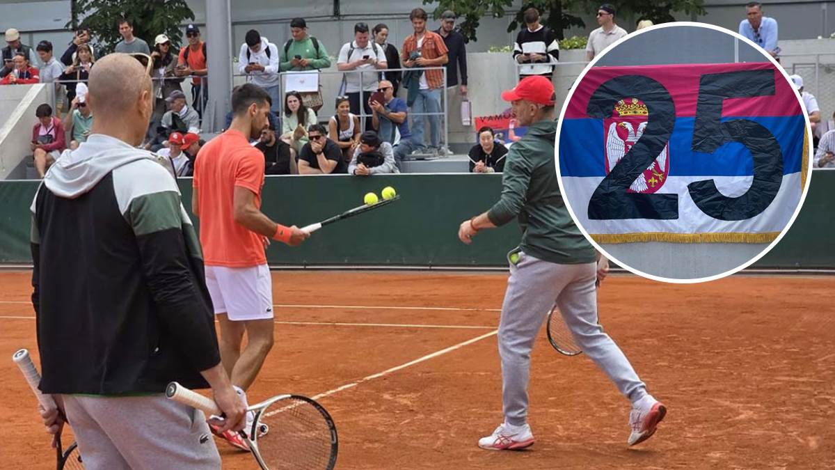  Đoković trenirao sa Korentanom Denolijem na Rolan Garosu  