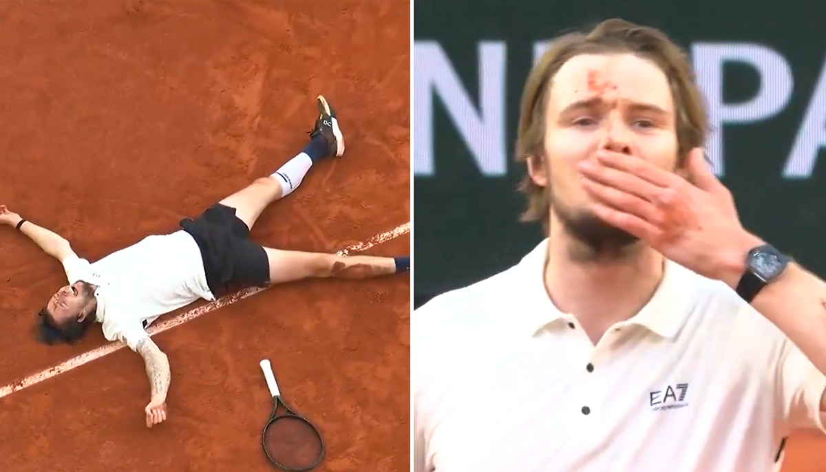  Aleksandar Bublik u četvrtfinalu Rolan Garosa 