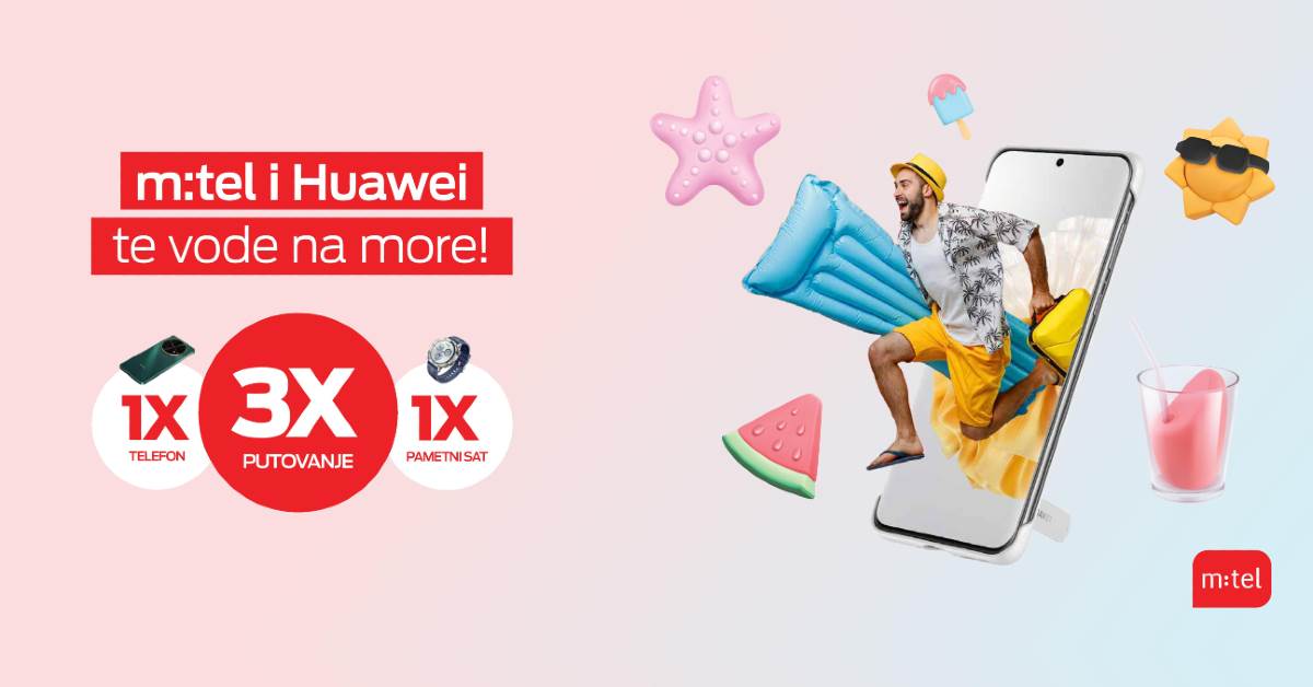 m:tel i Huawei nagradna igra m:tel m:tel i Huawei nagradna igra m:tel