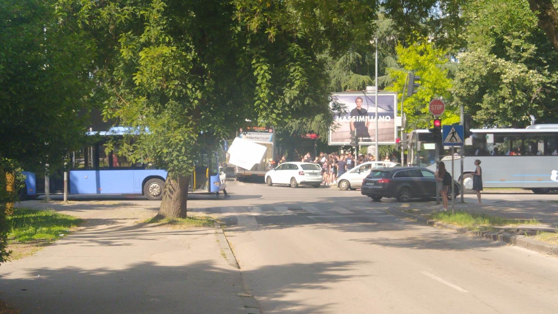  Sudar dva autobusa u Banjaluci 