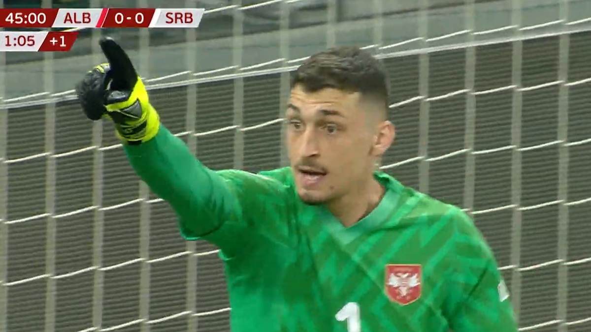  Albanija Srbija Đorđe Petrović odbranio penal  