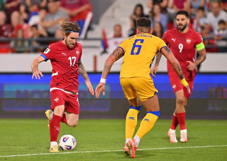  Mundijal 2026 kvalifikacije Srbija Andora uživo prenos  