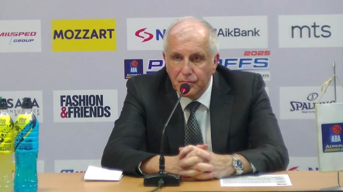  Željko Obradović o utakmici Partizan Budućnost  