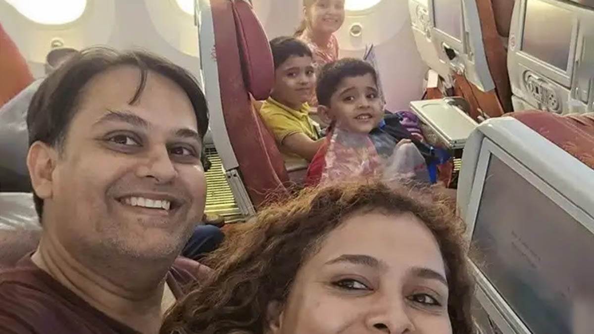 Poslednja fotografija porodice prije pada aviona u Indiji Poslednja fotografija porodice prije pada aviona u Indiji