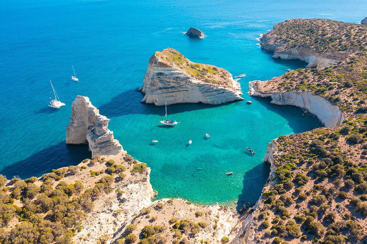 Plaža Milos na Lefkadi Plaža Milos na Lefkadi