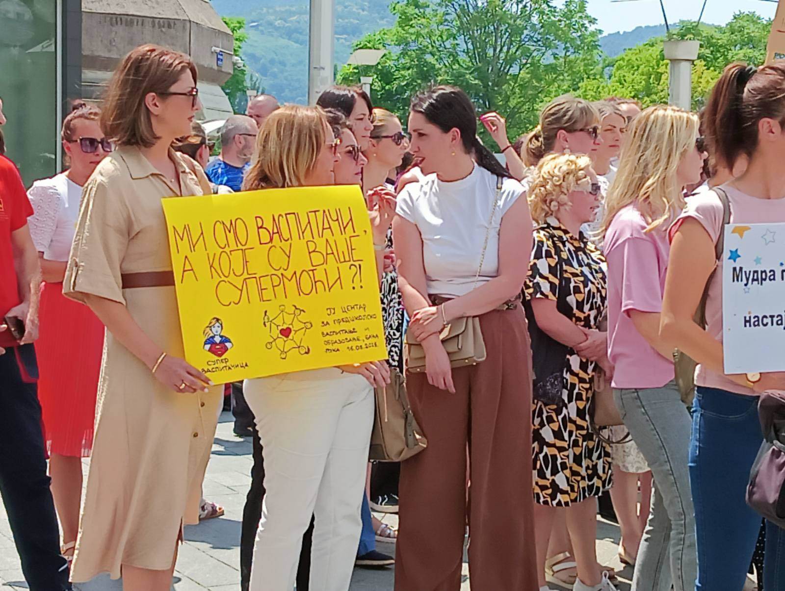  Protest radnika Centra za predškolsko u Banjaluci 