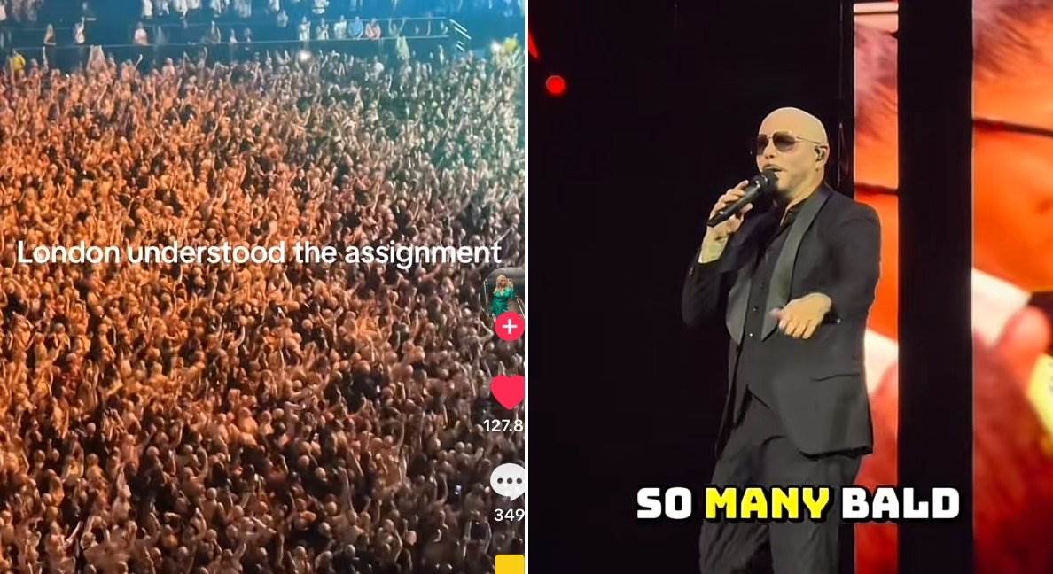  Ćelavci na koncertu Pitbula 