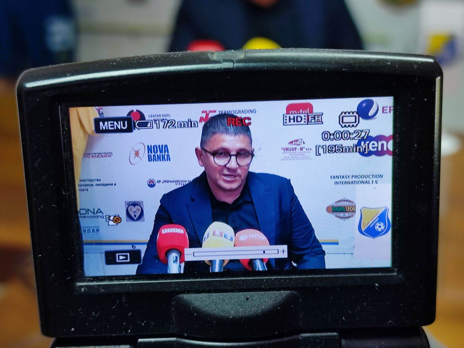  Perica Ognjenović predstavljanje u FK Rudar Prijedor San klupa Crvene zvezde 