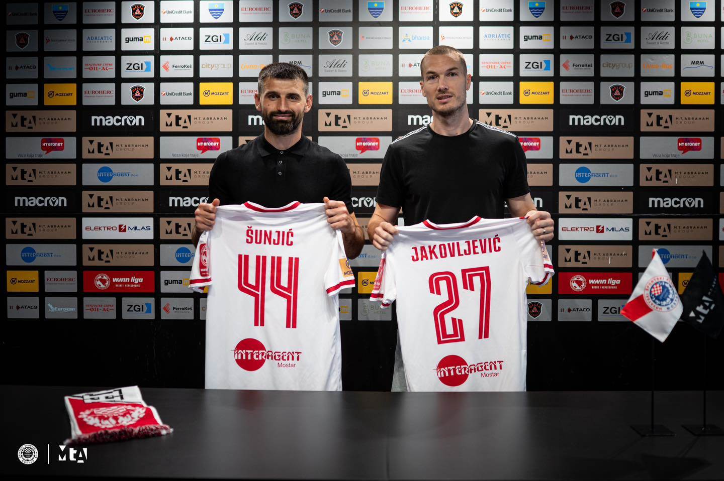 Slobodan Jakovljević i Toni Šunjić produžili ugovore sa Zrinjskim Slobodan Jakovljević i Toni Šunjić produžili ugovore sa Zrinjskim
