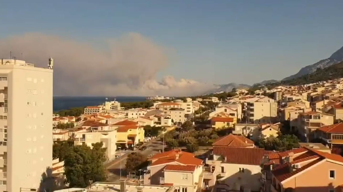 Požar kod Omiša Požar kod Omiša