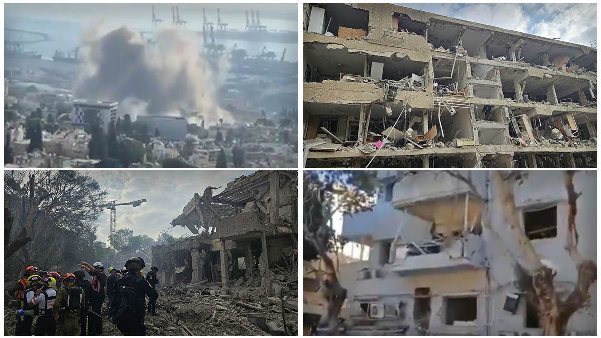  Isplivali prvi snimci iranskog osvetničkog napada: Rakete samo dolijeću, razoreni dijelovi Haife i Tel Aviva (Video) 