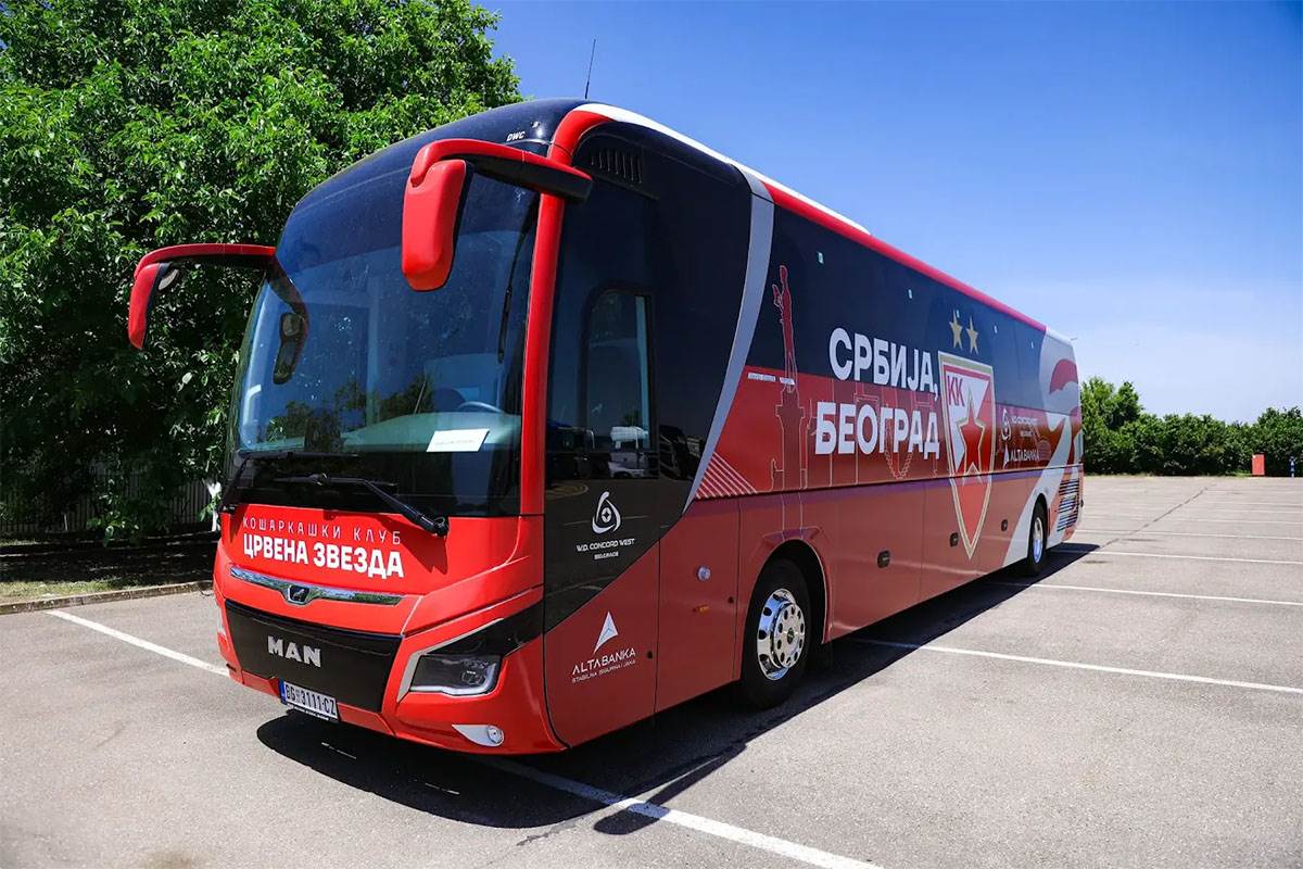  KK Crvena zvezda kupila klupski autobus 