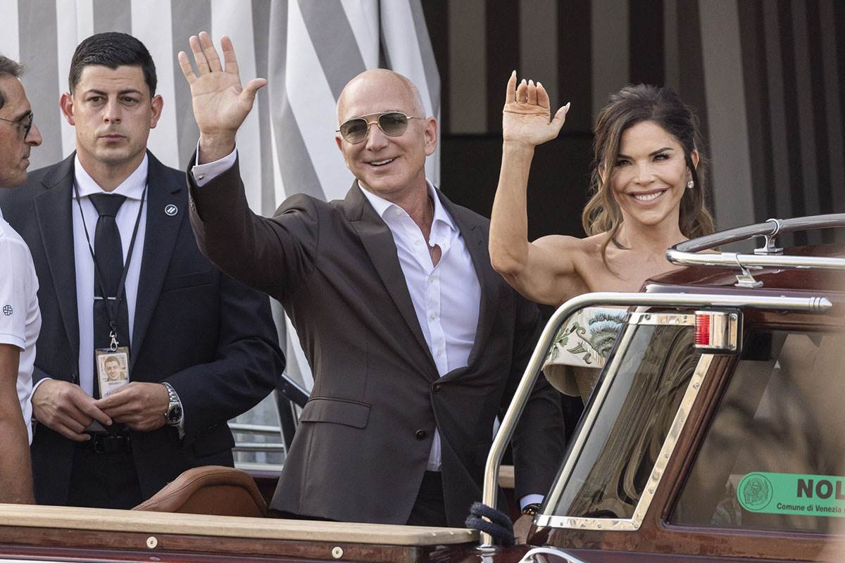  Sidni Svini na vjenčanju džefa bezosa 