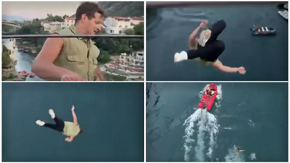  Luka Bont skače sa mosta u Mostaru 