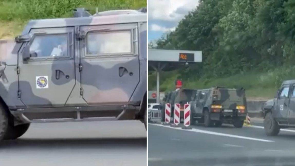  U Sarajevo ušao konvoj vojnih vozila EUFOR-a 