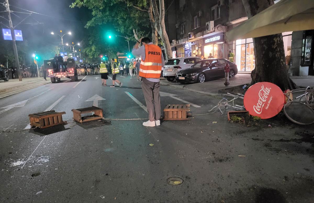  ANEM traži istragu MUP-a zbog napada policije na novinare u Beogradu 