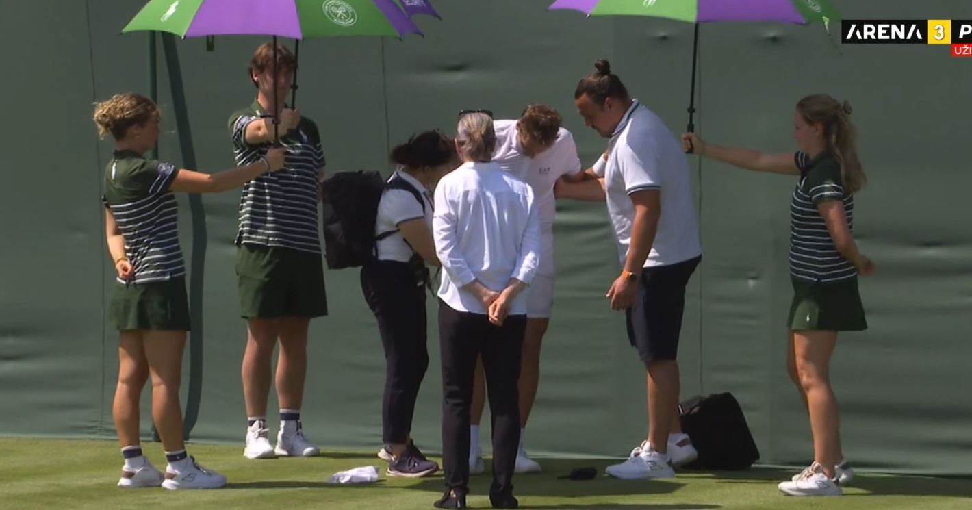  Hamad Međedović predao meč na Vimbldonu 