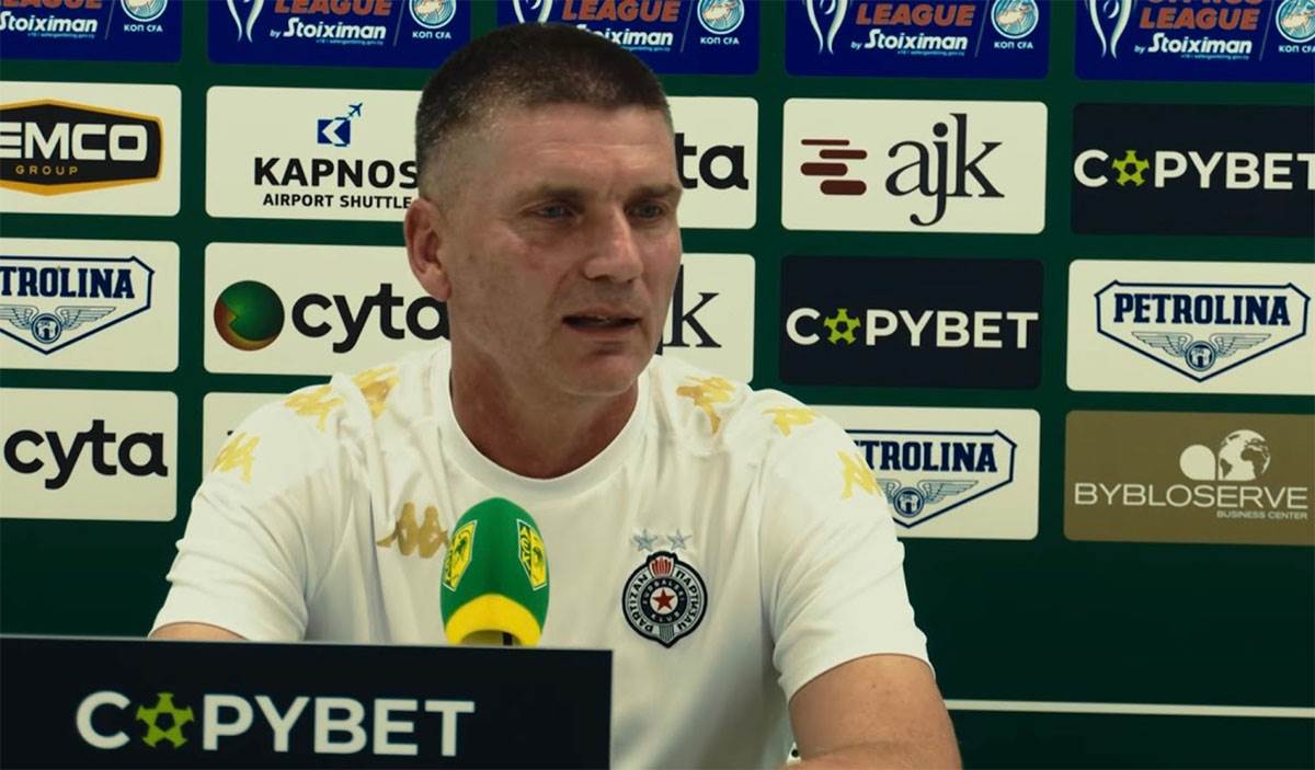 AEK Larnaka Partizan najava AEK Larnaka Partizan najava