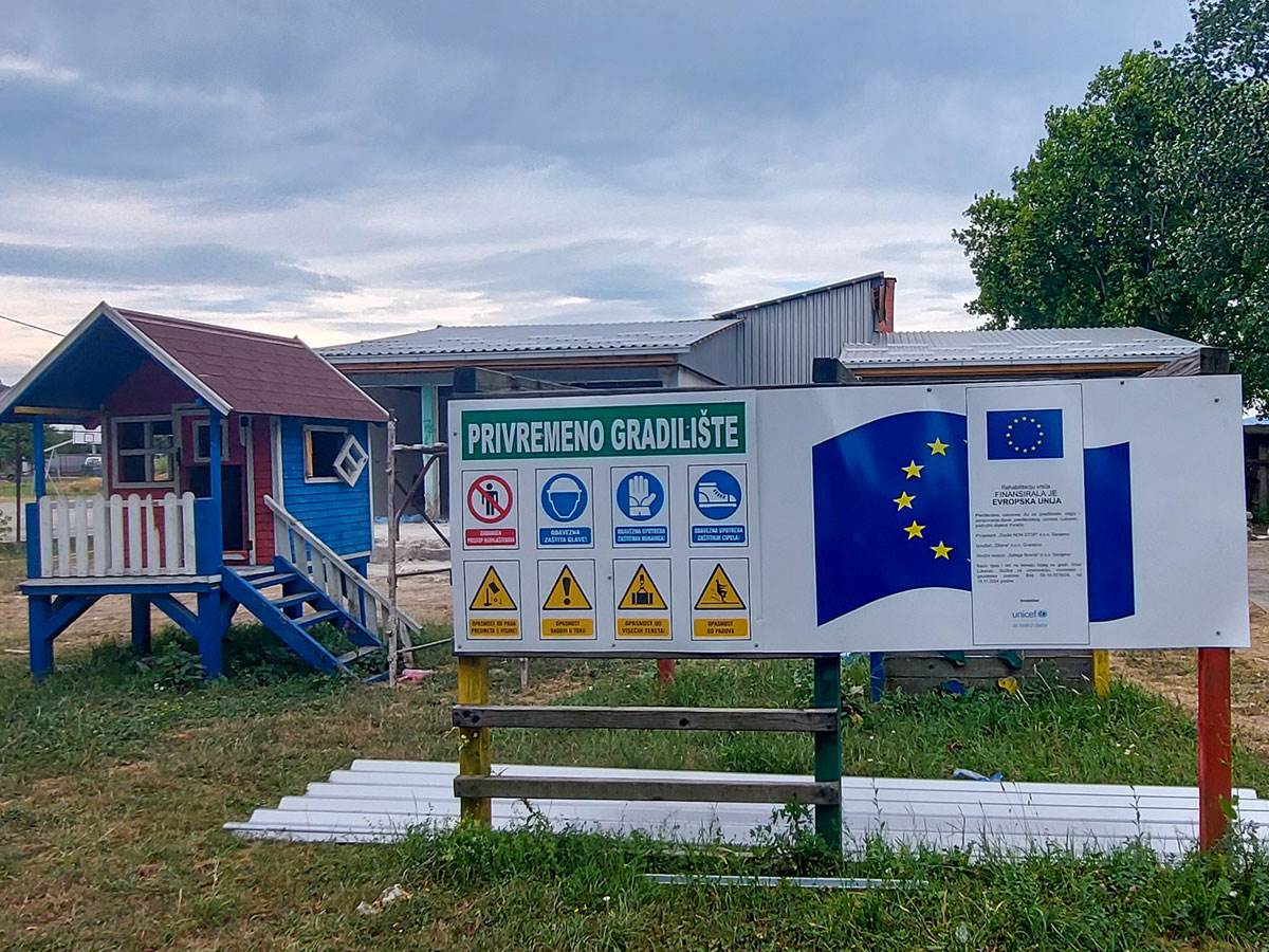  EU i UNICEF daju dva miliona KM za rekonstrukciju vrtića u BiH 