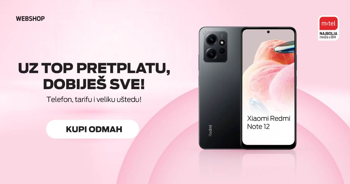 Honor X8A i Xiaomi Redmi Note 12 u mtel Honor X8A i Xiaomi Redmi Note 12 u mtel