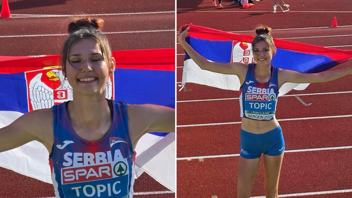  Angelina Topić prvak Evrope slavila sa srpskom trobojkom 