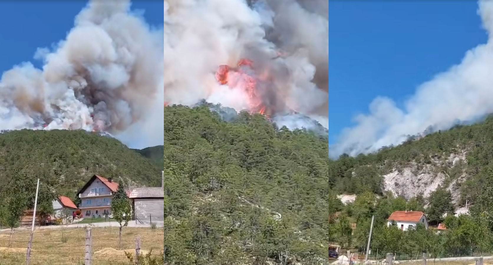 Požar kod Podbora u Hercegovini 