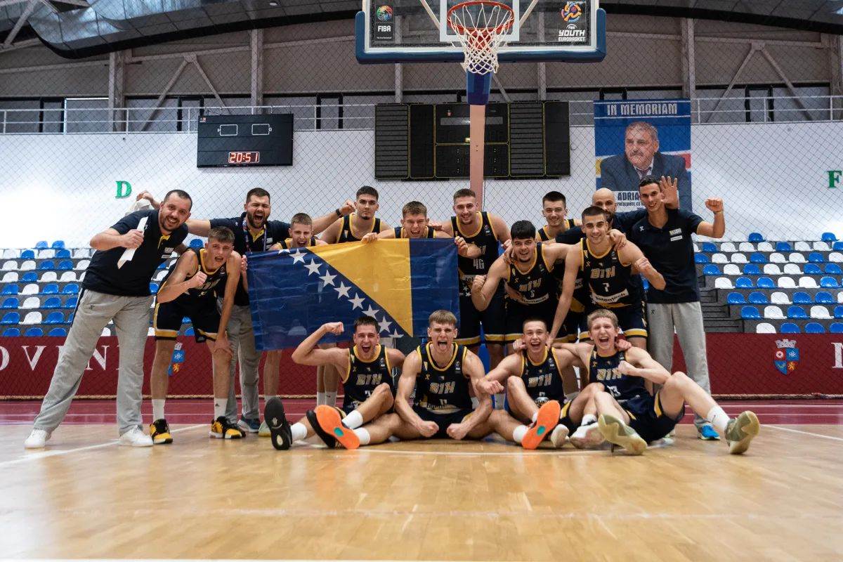  Prva pobjeda juniora BiH na Eurobasketu B divizije: 