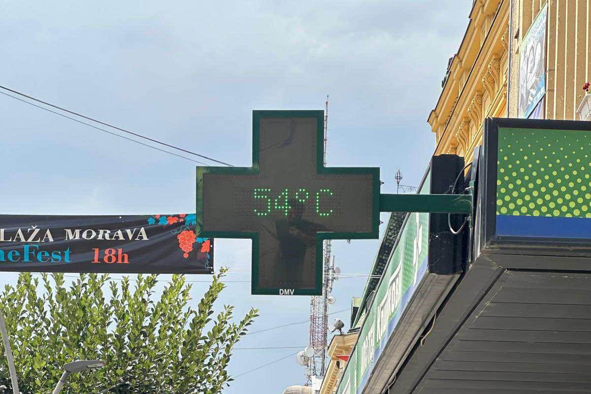  U Čačku izmjerena 54 stepena 