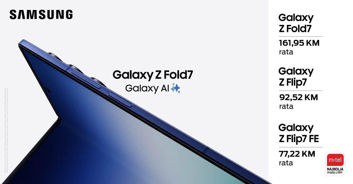  Galaxy Z Fold7 i Z Flip7 u m:tel ponudi 