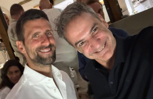 Premijer Grčke Kirijakos Micotakis objavio fotografiju sa Novakom Đokovićem