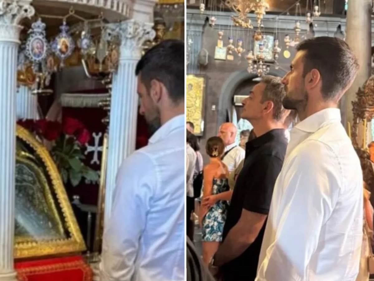  Novak Đoković posjetio crkvu u Grčkoj 