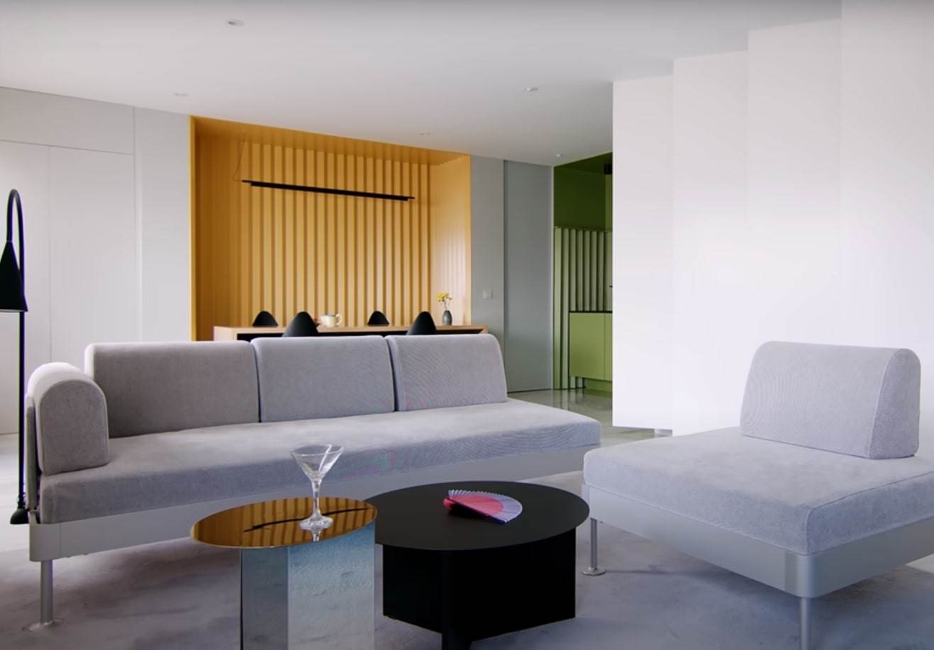  Inovativno uređenje stana od 58 kvadrata: Boje i multifunkcionalni namještaj umjesto pregrada 