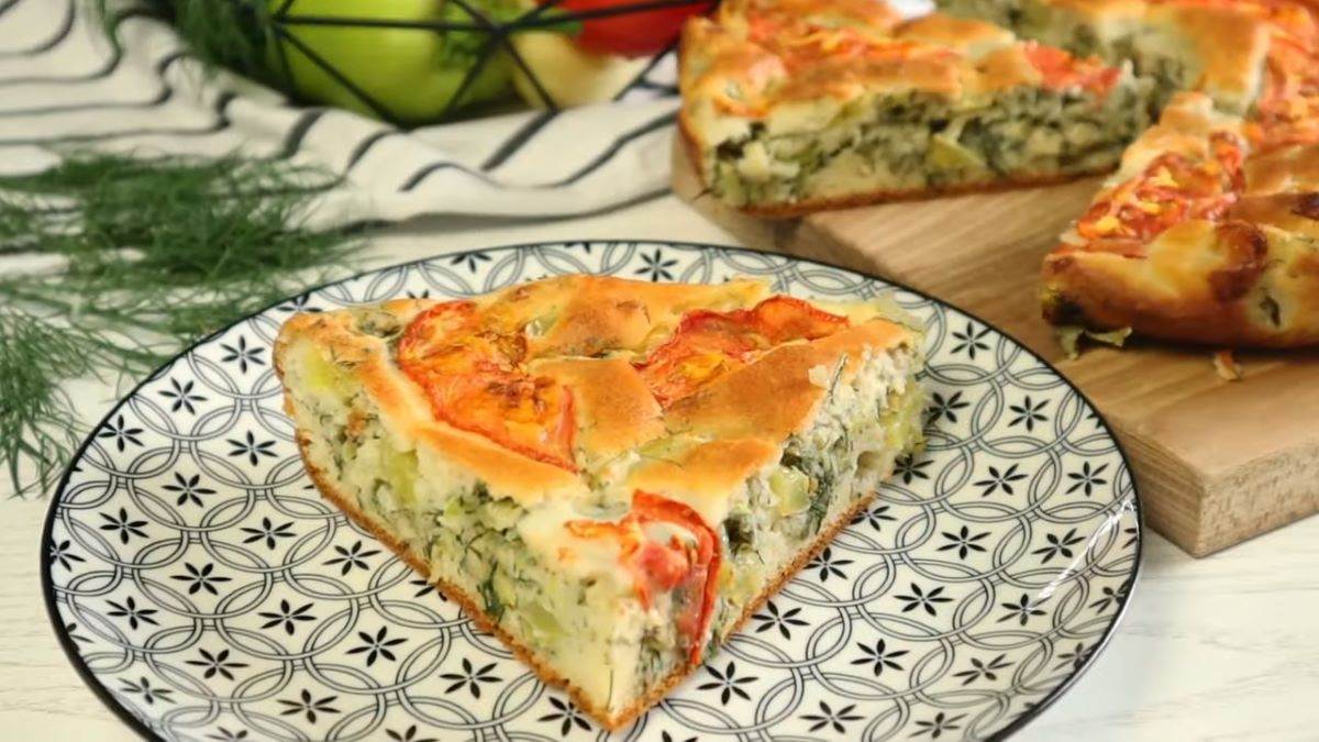  Brza pita bez kora sa tikvicama i paprikom recept 