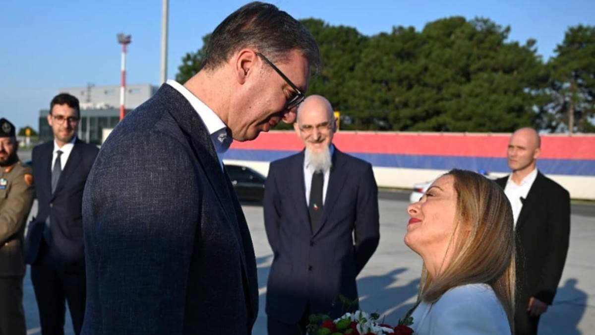  đorđa meloni u posjeti srbiji 