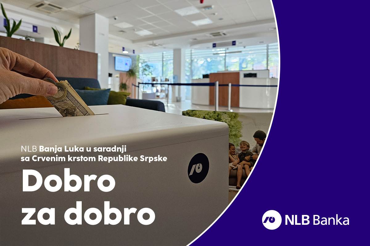  NLB Banka pokrenula donatorsku aktivnost u saradnji sa Crvenim krstom Republike Srpske 