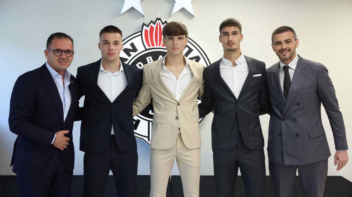  FK Partizan produžio ugovore sa trojicom omladinaca  