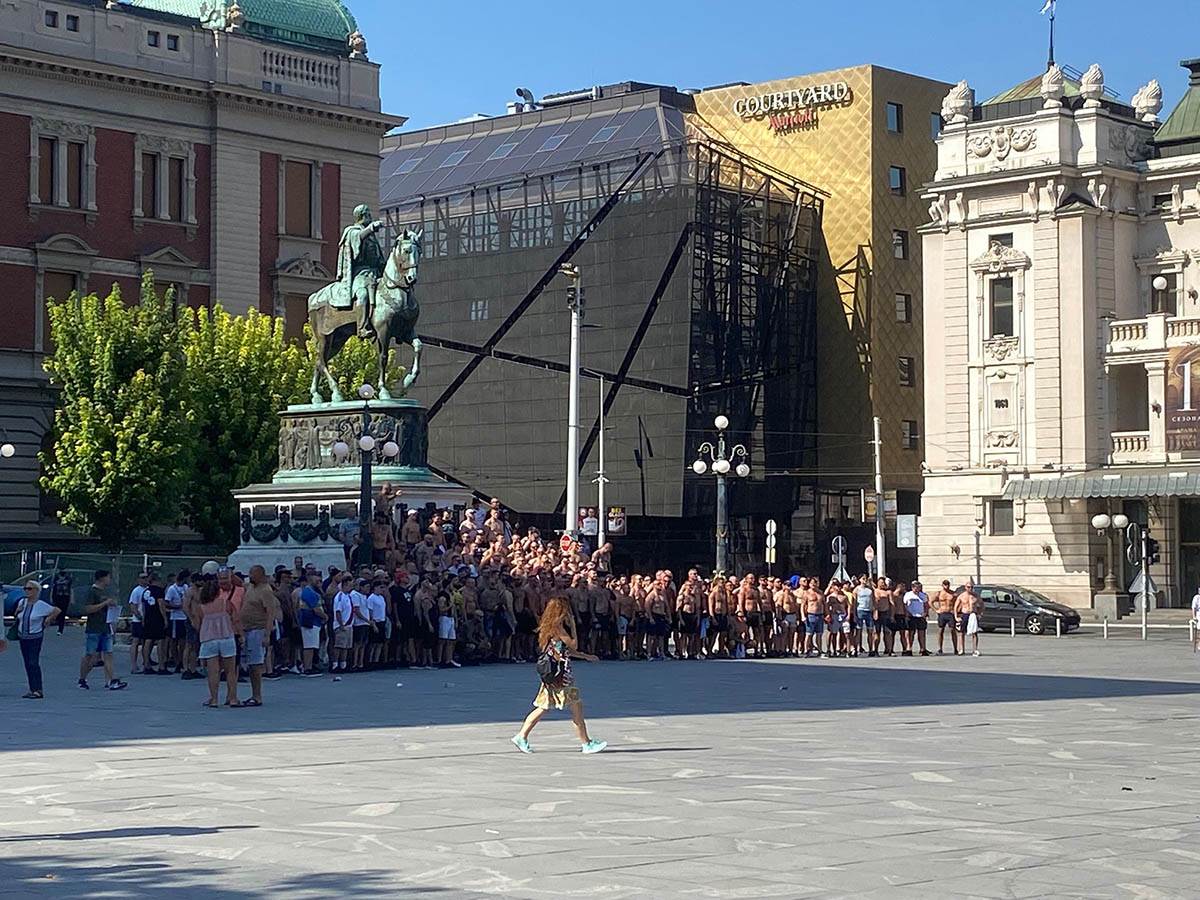  Navijači Leha u Beogradu  