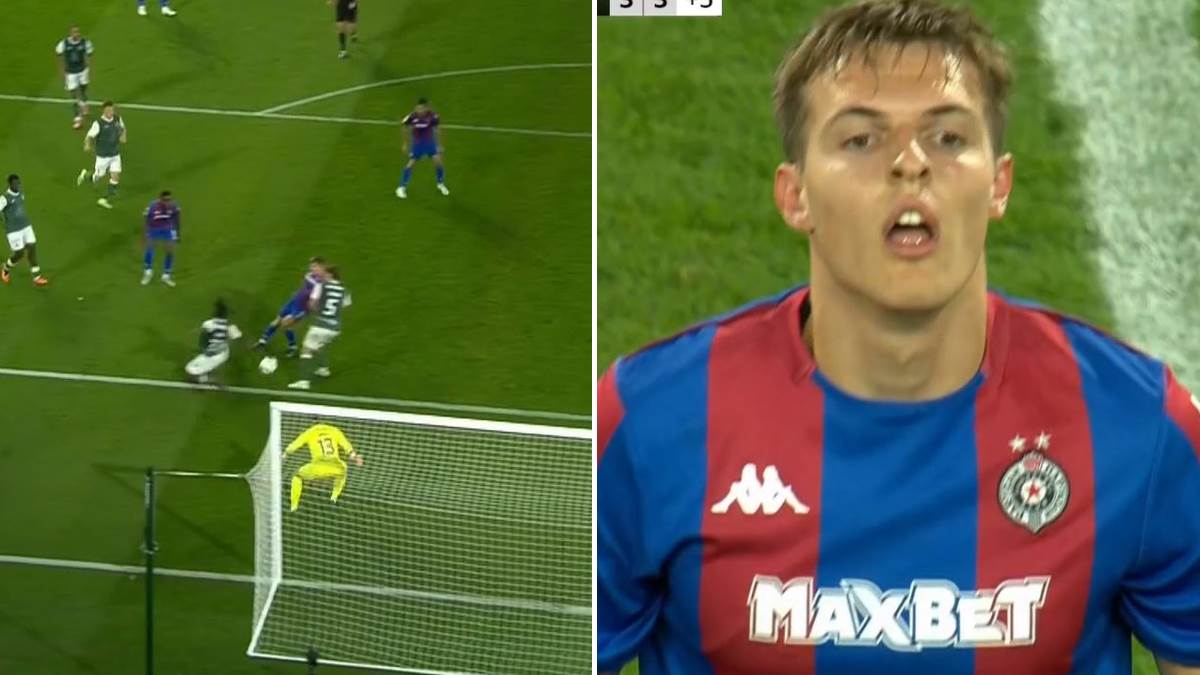  Hibernijan Partizan gol Andreja Kostića  