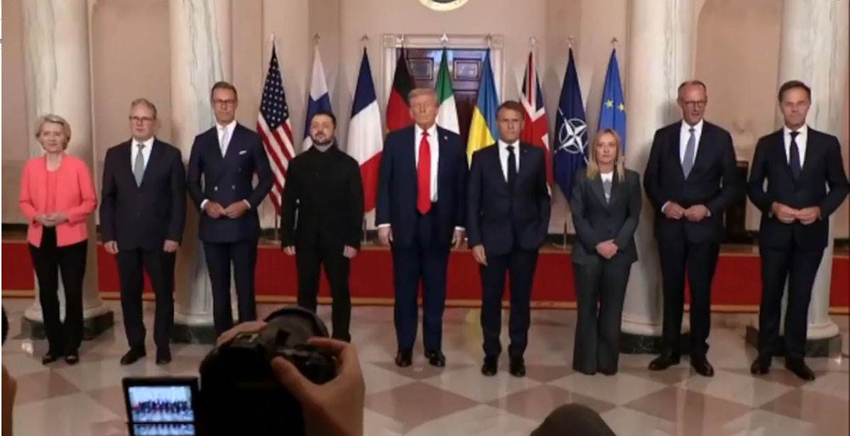  sastanak trampa s zelenskim i evropskim liderima 