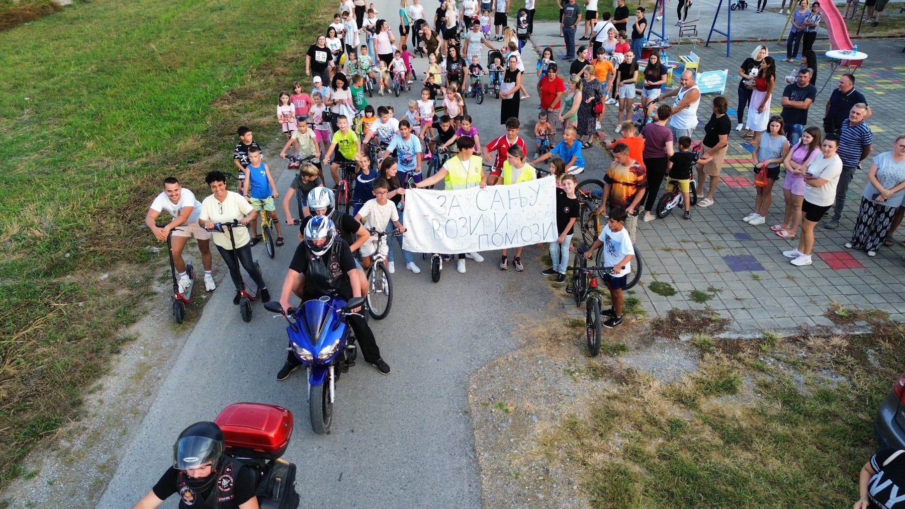  Pomoć za porodicu Serdar humanitarna biciklijada Rudice 