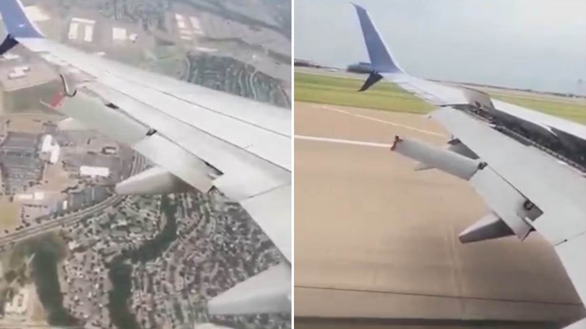  boingu otpao dio krila tokom leta 