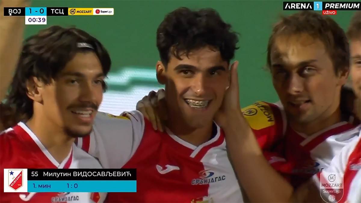  Vojvodina dala pogodak za 30 sekundi 