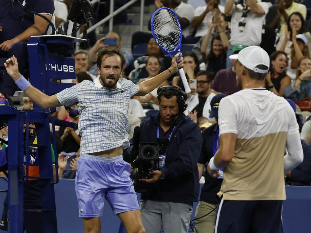  Skandal na meču Danila Medvedeva na US opena 