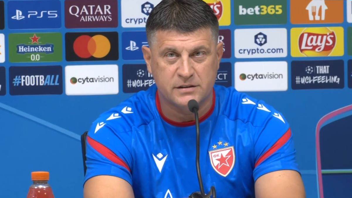  Vladan Milojević najavio revanš Pafos Crvena zvezda 