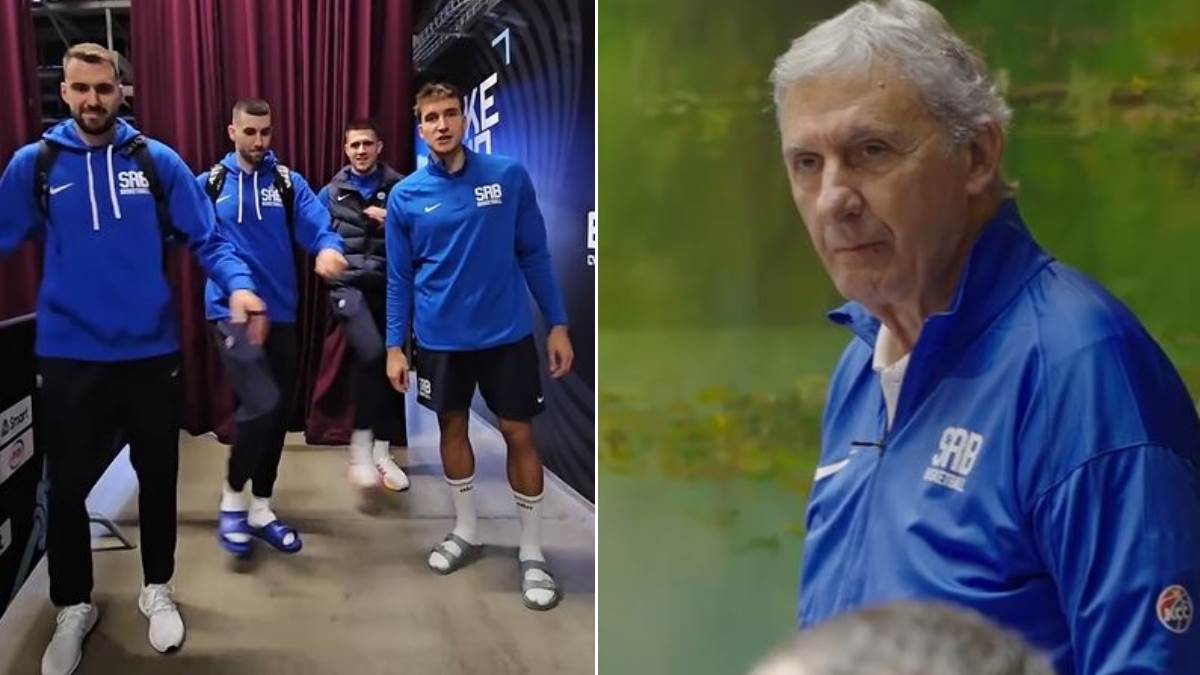  Košarkaši Srbije čestitali rođendan Svetislavu Pešiću 