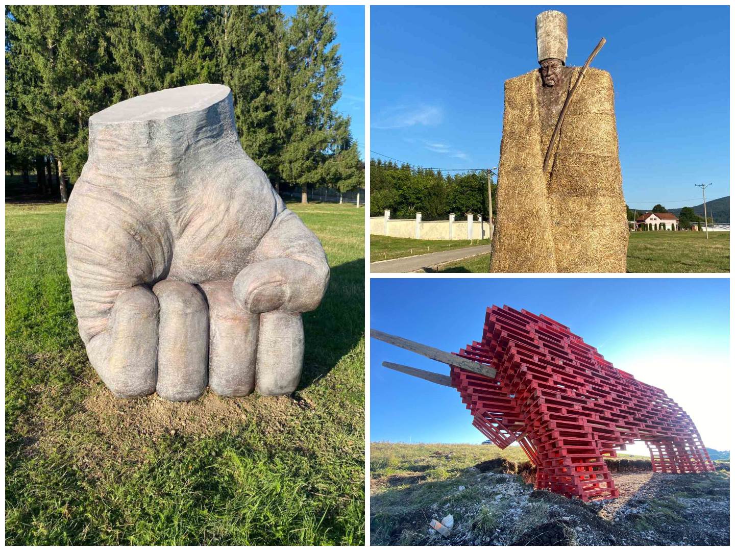  Kočićev zbor obogaćen skulpturama "Čoban", "Šaka" i "Bik" 